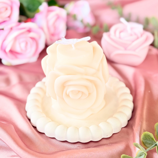 Pillar Rose Candle