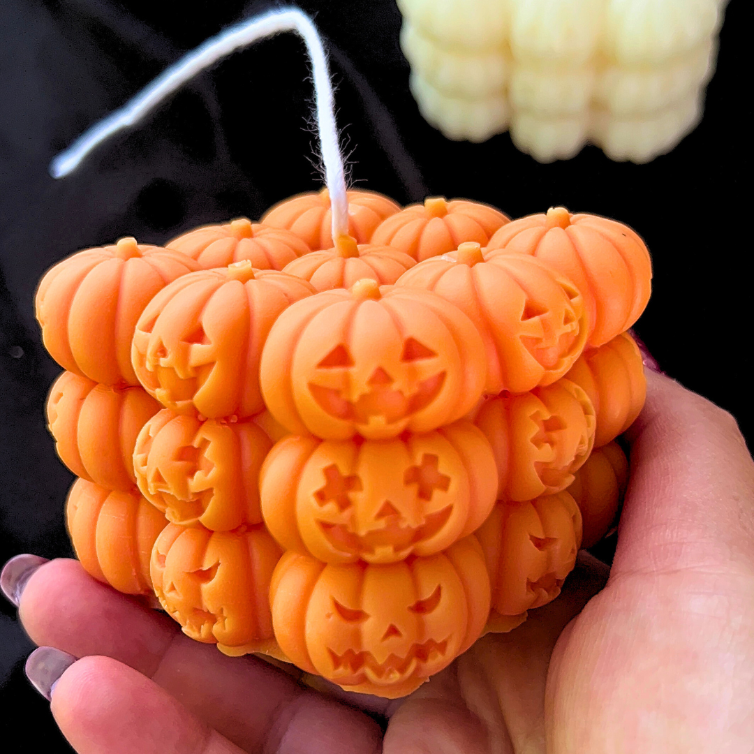 Pumpkin Bubble Candle