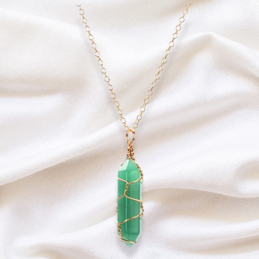 Green Aventurine Pendant Necklace