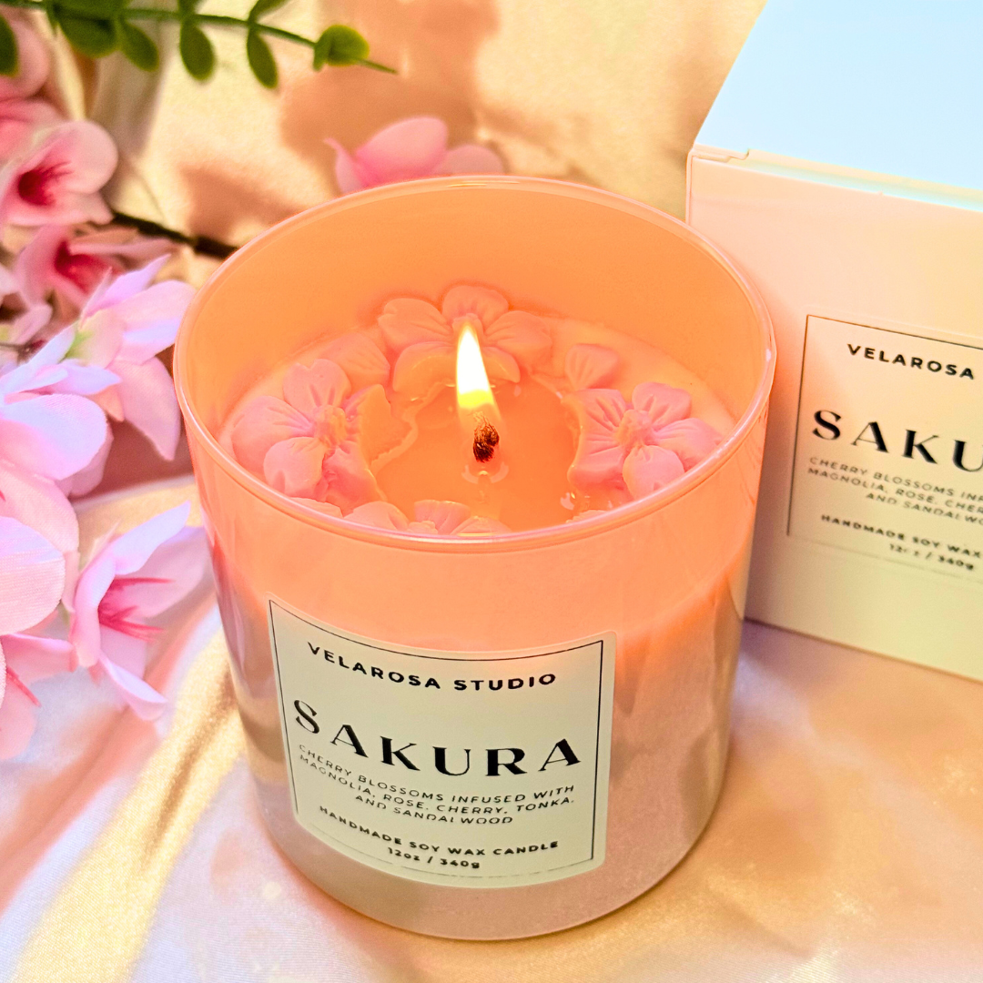 Sakura Candle