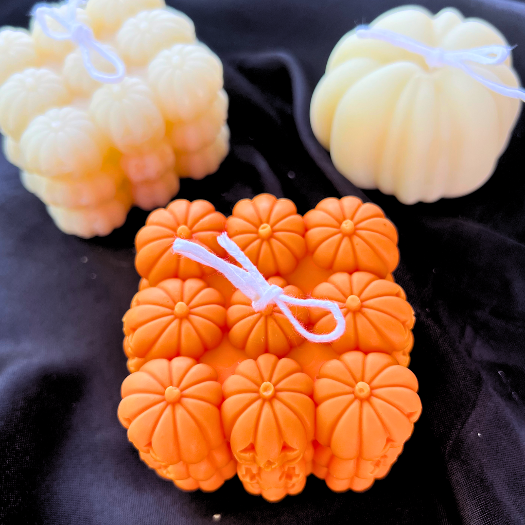 Pumpkin Bubble Candle