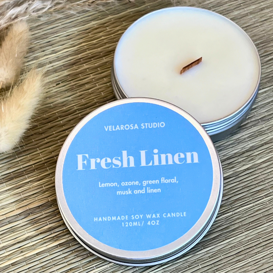 Fresh Linen Soy Candle