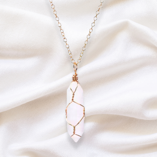 Clear Quartz Pendant Necklace